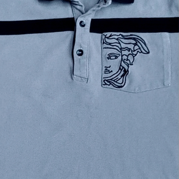 VERSACE Medusa-Face Polo Shirt - Picture 4 of 4